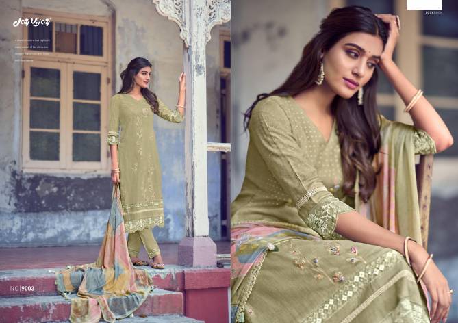 Basant By Jay Vijay Embroidery Linen Printed Designer Salwar Suits Wholesale Price In Surat